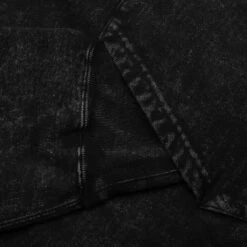 Over Dye Pullover Relaxed Fit Hoodie - Black -Feature Clothing Over Dye Pullover Relaxed Fit Hoodie Black 001PPK301010M BLK 01 18 24 Feature KN 8