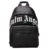 Palm Angels Curved Logo Backpack - Black/White 1 Palm Angels Curved Logo Backpack - Black/White -Feature Clothing Palm Angels Curved Logo Backpack Black White PMNB012C99FAB0011001 02 24 2022 01 2