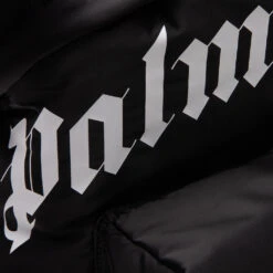 Palm Angels Curved Logo Backpack - Black/White 11 Palm Angels Curved Logo Backpack - Black/White -Feature Clothing Palm Angels Curved Logo Backpack Black White PMNB012C99FAB0011001 02 24 2022 01