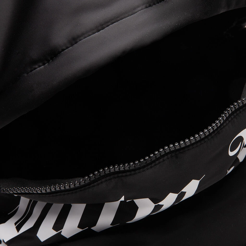 Palm Angels Curved Logo Backpack - Black/White 6 Palm Angels Curved Logo Backpack - Black/White - Image 4
