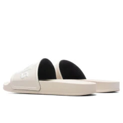 Palm Angels Pool Slider - Beige/White -Feature Clothing Palm Angels Pool Slider Beige White PMIC001F22PLA001 6101 02 01 23 Feature JP 5