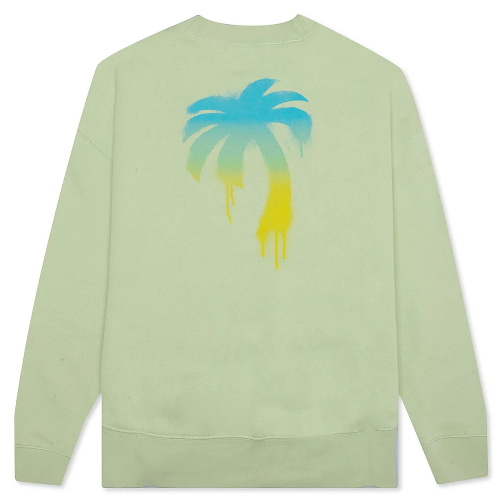 Palm Angels The Palm Crew Back Print - Mint Green 4 Palm Angels The Palm Crew Back Print - Mint Green - Image 2