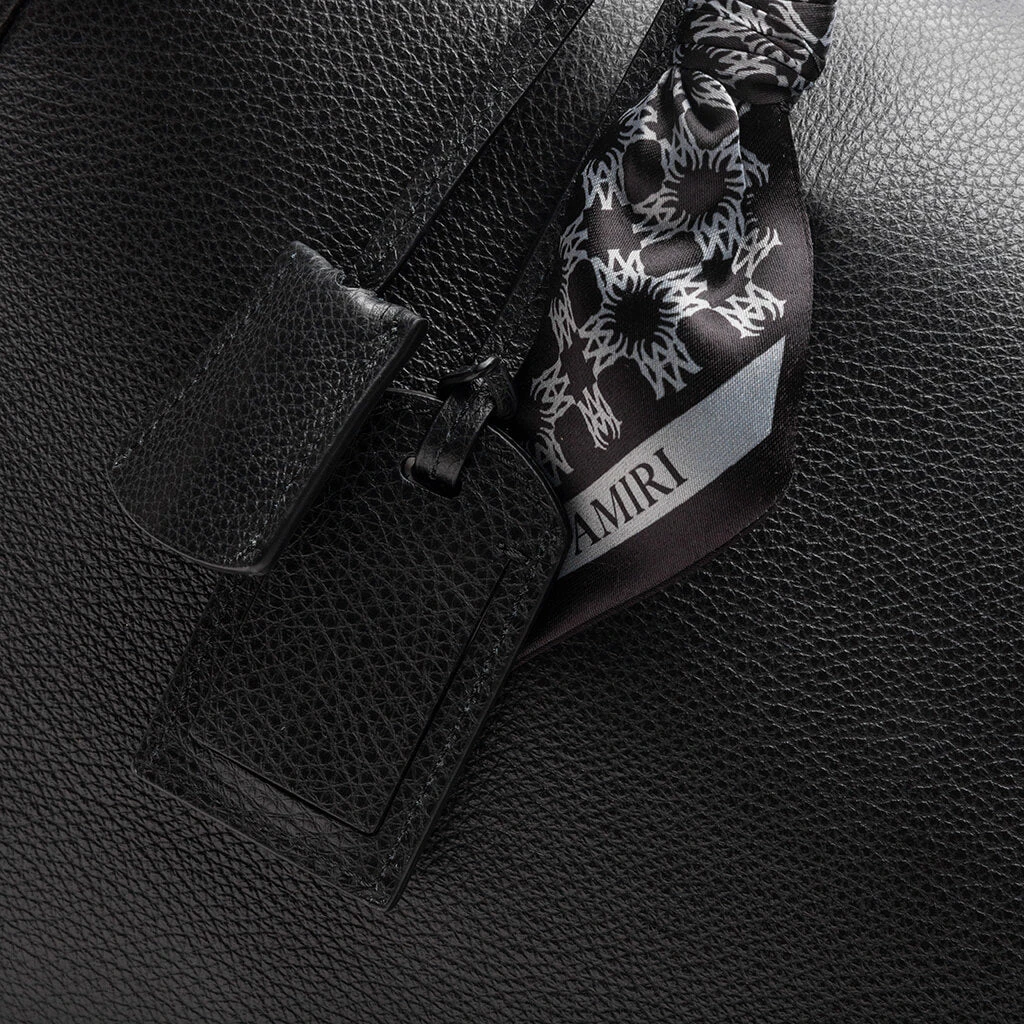 Amiri Pebbled Leather Weekender Bag - Black 5 Amiri Pebbled Leather Weekender Bag - Black - Image 3