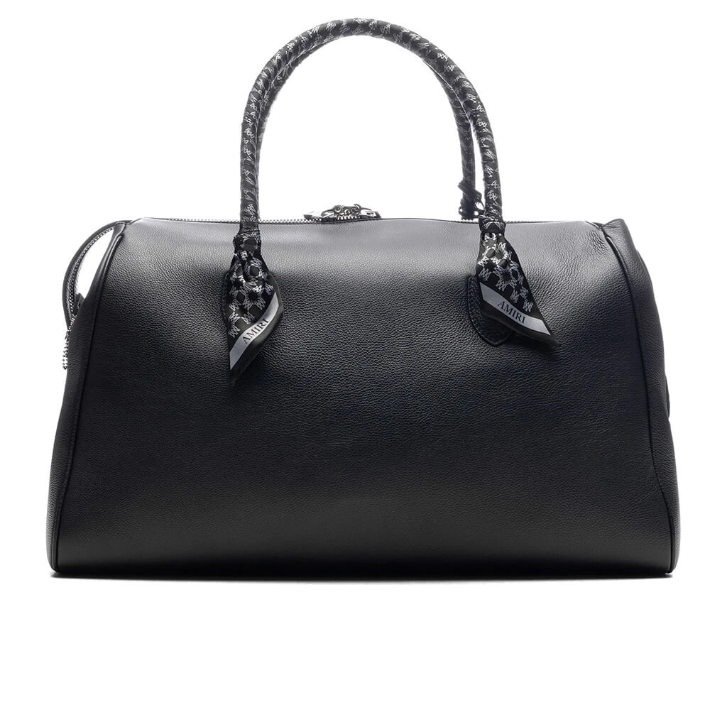 Amiri Pebbled Leather Weekender Bag - Black 4 Amiri Pebbled Leather Weekender Bag - Black - Image 2