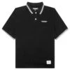 Pique Line S/S Polo Shirt - Black 1 Pique Line S/S Polo Shirt - Black -Feature Clothing Pique Line S S Polo Shirt Black 241YANH CSM01 BK 07 16 24 Feature JP