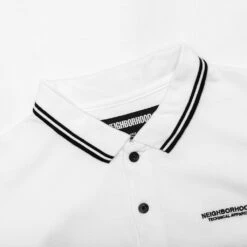 Pique Line S/S Polo Shirt - White -Feature Clothing Pique Line S S Polo Shirt White 241YANH CSM01 WH 07 16 24 Feature JP 6