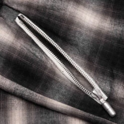 Rhude Plaid Logo Short - Black/Grey -Feature Clothing Plaid Logo Short Black Grey RHPF24SH01604 0486 01 02 25 Feature KN 5