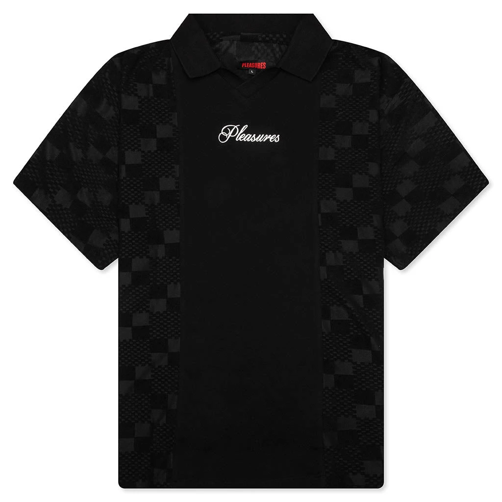 Pleasures Planets Polo - Black 3 Pleasures Planets Polo - Black