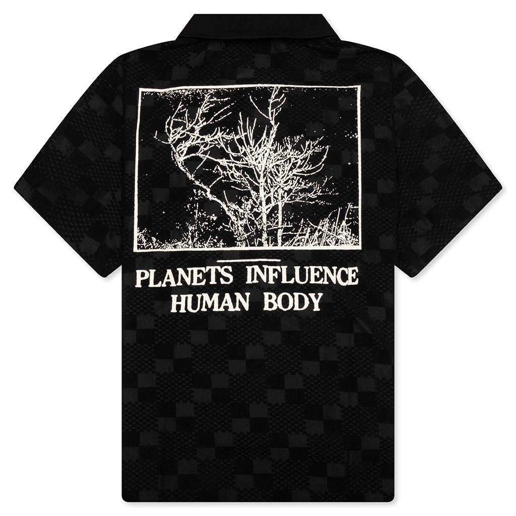 Pleasures Planets Polo - Black 4 Pleasures Planets Polo - Black - Image 2