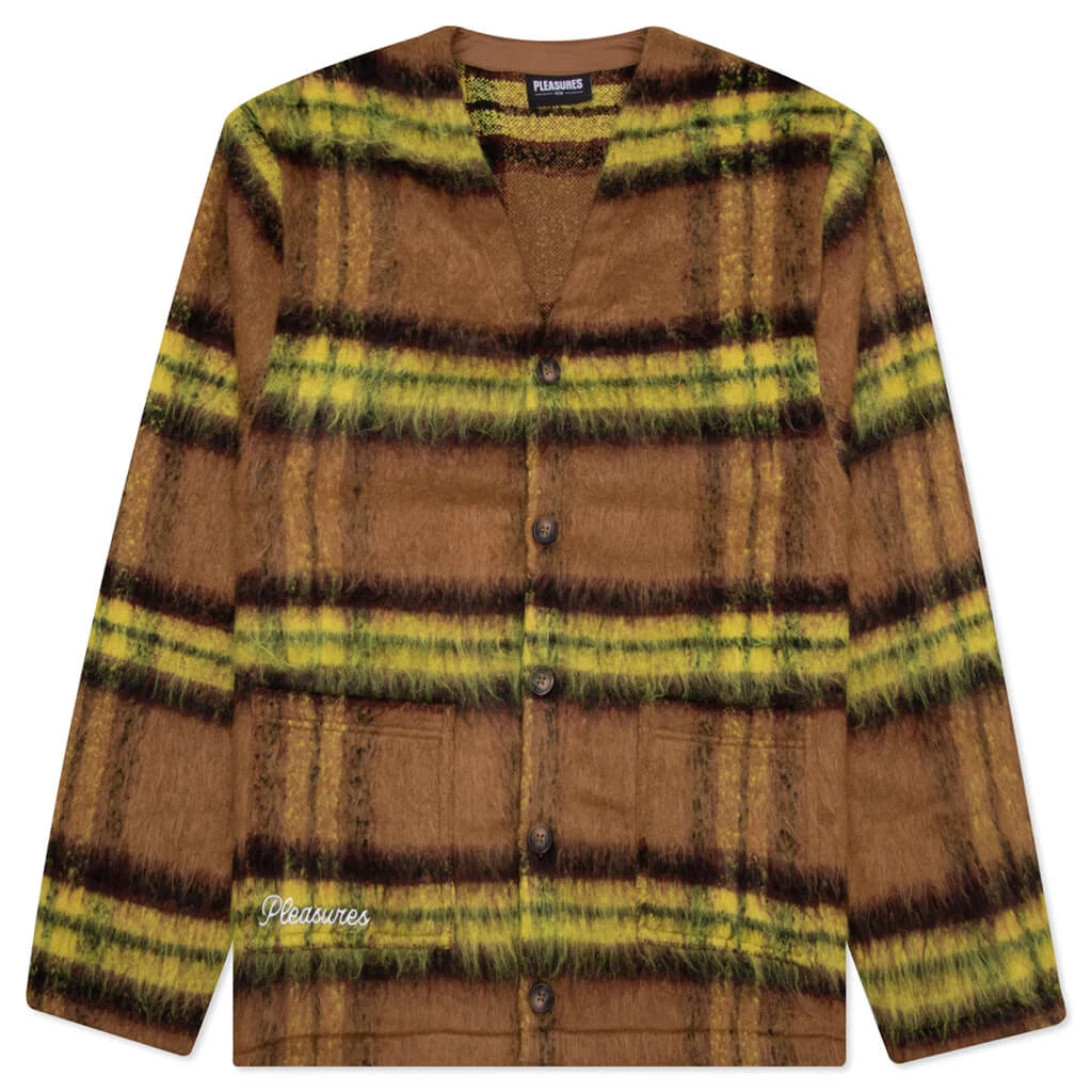 Pleasures Fortune Cardigan - Yellow 3 Pleasures Fortune Cardigan - Yellow