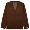 Pleasures Juicy Cardigan - Brown -Feature Clothing Pleasures Juicy Cardigan Brown P22F014 BROWN 11 10 22 Feature VR MG