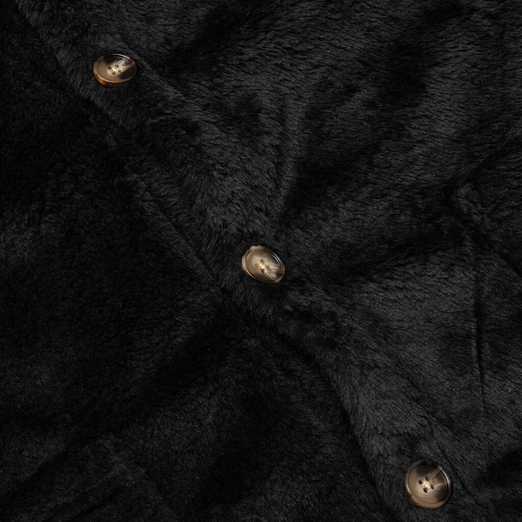 Pleasures Snorkel Cardigan - Black 6 Pleasures Snorkel Cardigan - Black - Image 4