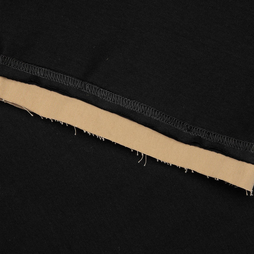 Maison Margiela Layered Polo Shirt - Black/Camel 6 Maison Margiela Layered Polo Shirt - Black/Camel - Image 4