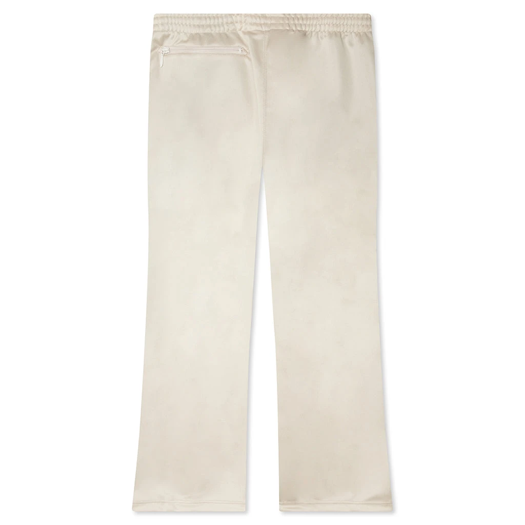 Poly Smooth Boot-Cut Track Pant - Ivory 4 Poly Smooth Boot-Cut Track Pant - Ivory - Image 2
