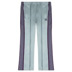 Poly Smooth Boot-Cut Track Pant - Sax