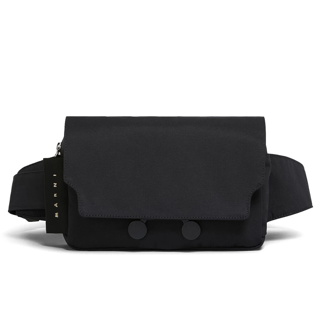 Marni Black Cordura Cityscape Belt Bag - Black 3 Marni Black Cordura Cityscape Belt Bag - Black