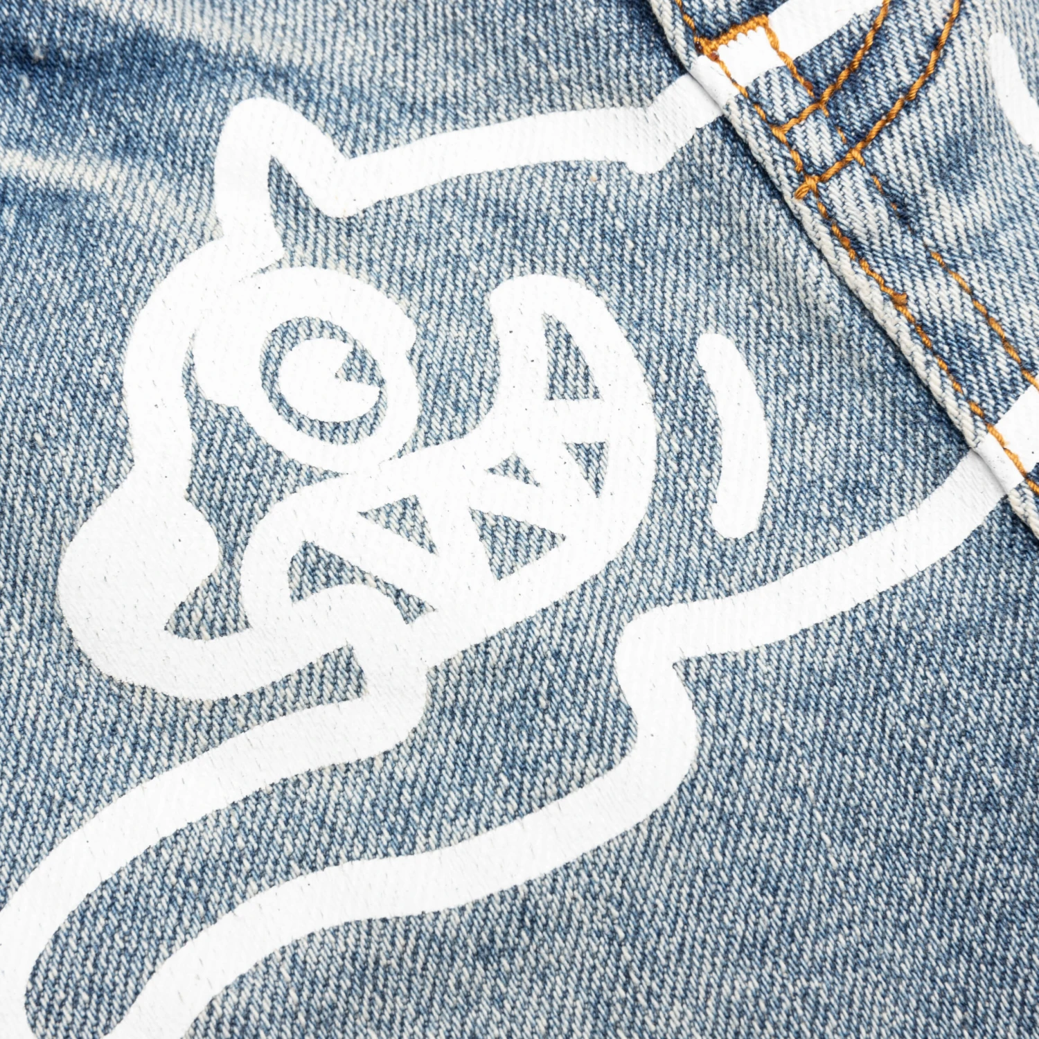 Kids Pow Jean Shorts - Blue Chocolate 6 Kids Pow Jean Shorts - Blue Chocolate - Image 4