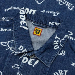 Printed Denim Coverall Jacket - Indigo -Feature Clothing Printed Denim Coverall Jacket Indigo HM26JK009 11 27 23 Feature JP 9