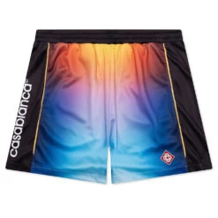Casablanca Printed Football Shorts - Gradient