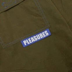 Pleasures Public Utility Pants - Olive 10 Pleasures Public Utility Pants - Olive -Feature Clothing Public Utility Pants Olive P24W011 OLIVE 12 06 24 Feature JP 6