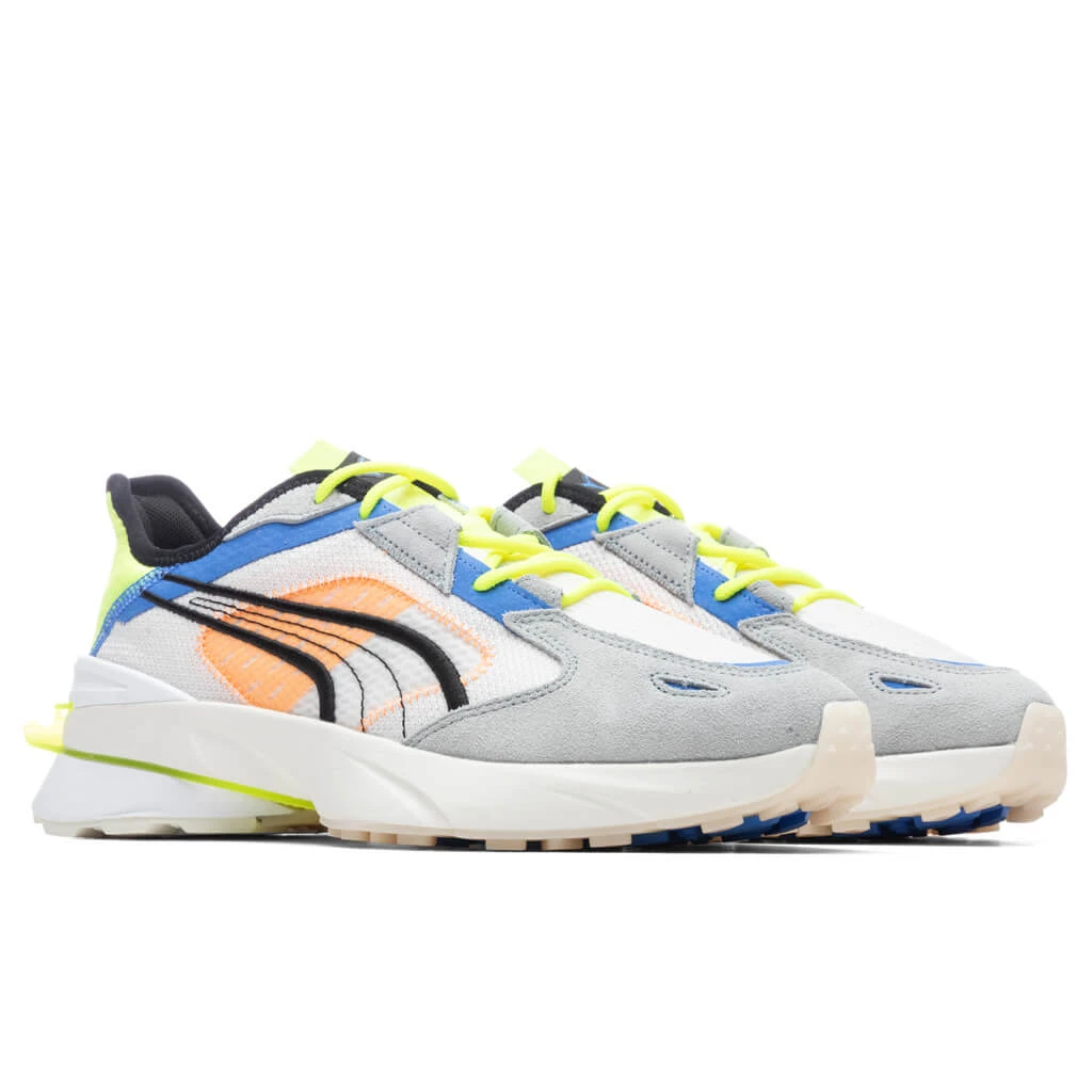 Puma Powerframe OP-1 Tech Abstract - Nimbus Cloud/Yellow Alert 4 Puma Powerframe OP-1 Tech Abstract - Nimbus Cloud/Yellow Alert - Image 2