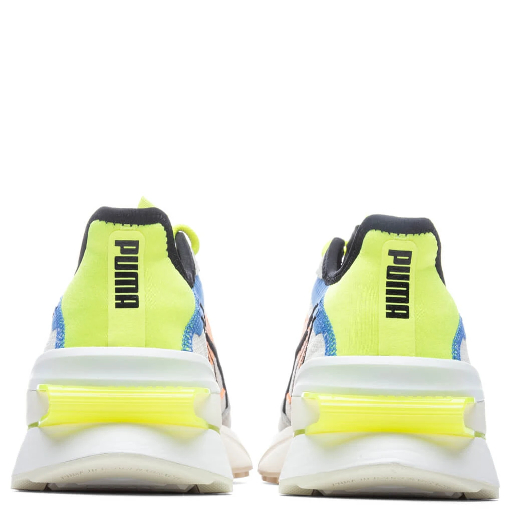 Puma Powerframe OP-1 Tech Abstract - Nimbus Cloud/Yellow Alert 6 Puma Powerframe OP-1 Tech Abstract - Nimbus Cloud/Yellow Alert - Image 4