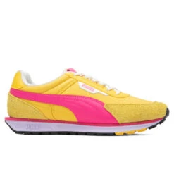 Puma Women's Lo Rider Vintage - Super Lemon/Glowing Pink