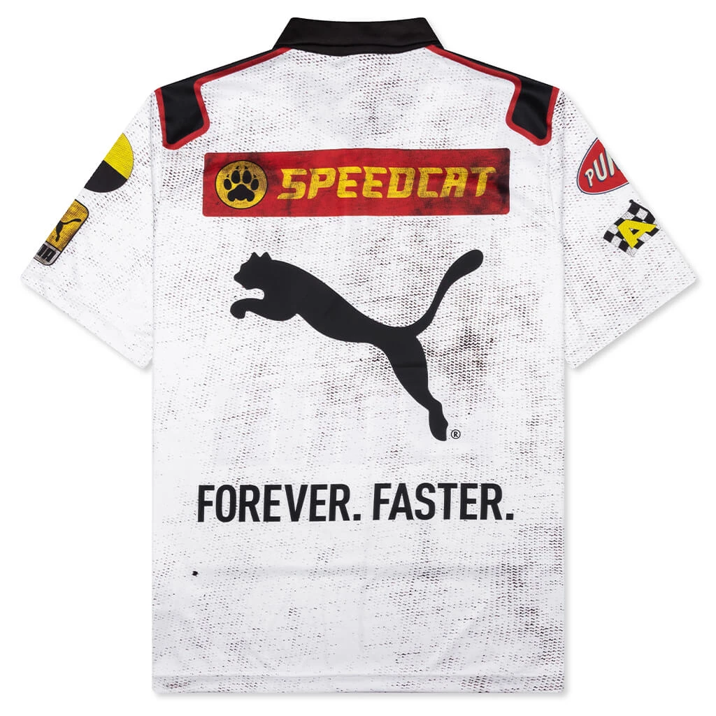 Puma X A$AP Rocky Team Zip Polo - White 4 Puma X A$AP Rocky Team Zip Polo - White - Image 2