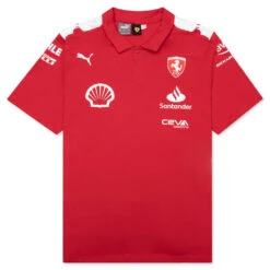 Puma X Joshua Vides For Scuderia Ferrari Replica Polo - Rosso Corsa