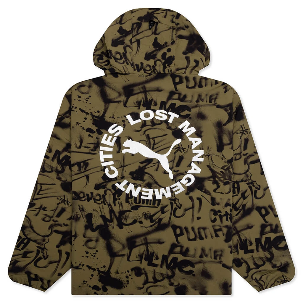 Puma X LMC AOP Reversible Jacket - Green 4 Puma X LMC AOP Reversible Jacket - Green - Image 2