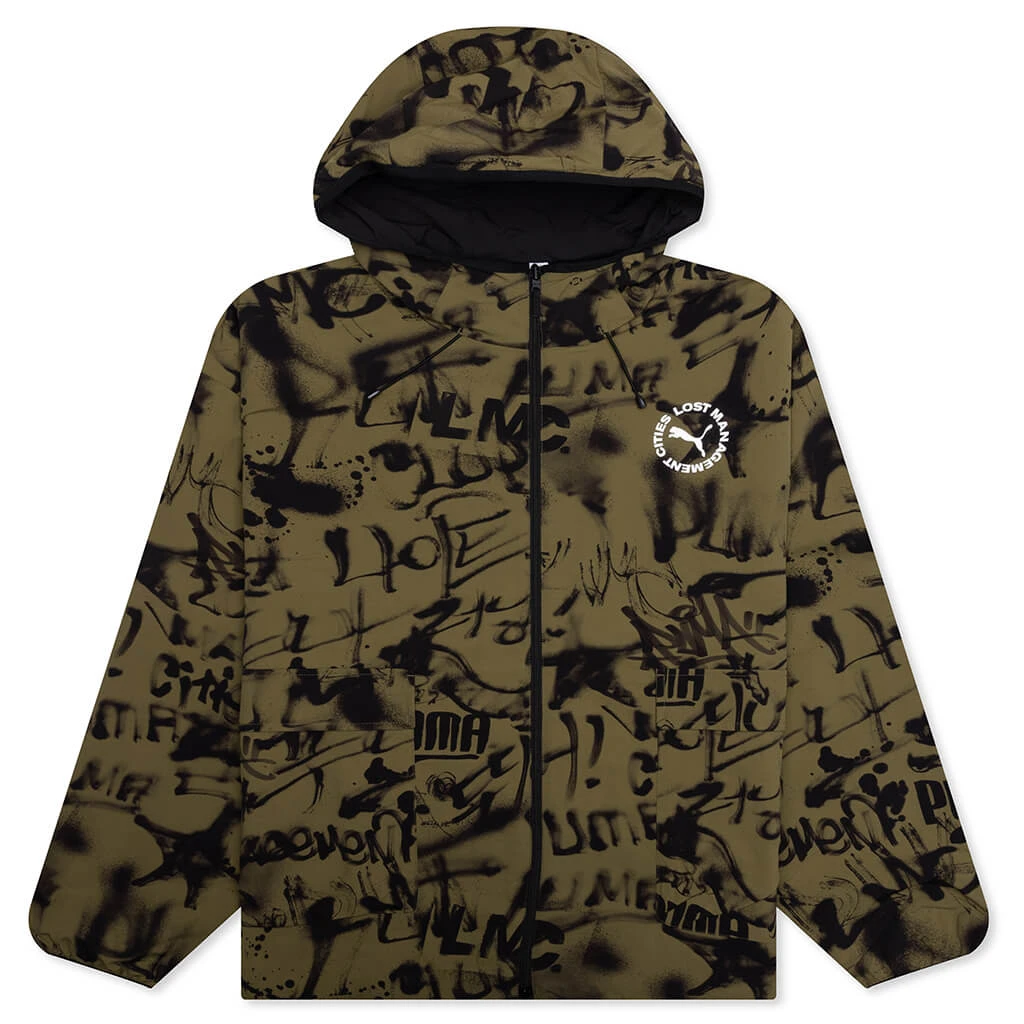 Puma X LMC AOP Reversible Jacket - Green 3 Puma X LMC AOP Reversible Jacket - Green