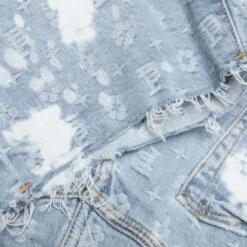 P020 - Light Indigo Bleach Jaquard Monogram Shorts 11 P020 - Light Indigo Bleach Jaquard Monogram Shorts -Feature Clothing Purple Denim P020 Light Indigo Bleach Jacquard Monogram Shorts P020 IBJS222 01 23 23 Feature KN 10