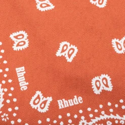 Rhude Bandana Shorts - Vintage Orange -Feature Clothing Rhude Bandana Shorts Vintage Orange RHSS23SH460094811282 05 10 23 Feature DV 5