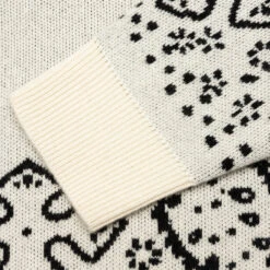 Rhude Bandana Stripe Cardigan - Creme/Black 11 Rhude Bandana Stripe Cardigan - Creme/Black -Feature Clothing Rhude Bandana Stripe Cardigan Creme Black RHSS22CA01037422 04 08 22 Feature