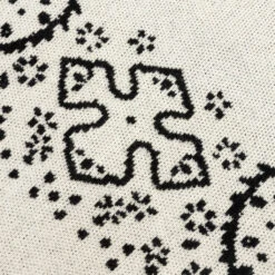 Rhude Bandana Stripe Cardigan - Creme/Black 10 Rhude Bandana Stripe Cardigan - Creme/Black -Feature Clothing Rhude Bandana Stripe Cardigan Creme Black RHSS22CA01037422 04 08 22 Feature 8