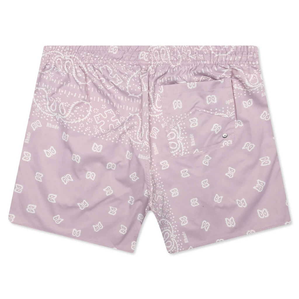 Rhude Bandana Trunks - Lavender 4 Rhude Bandana Trunks - Lavender - Image 2