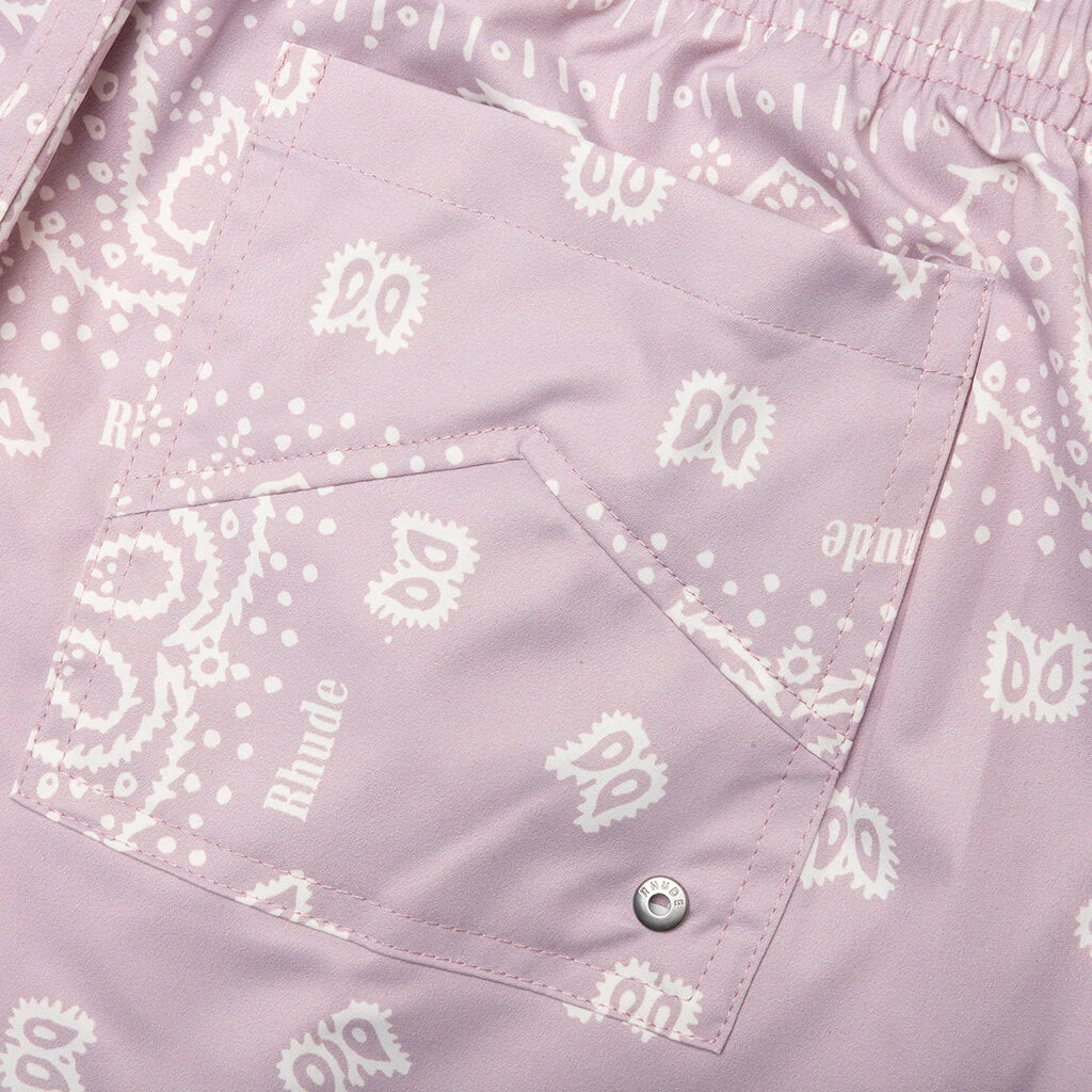 Rhude Bandana Trunks - Lavender 6 Rhude Bandana Trunks - Lavender - Image 4