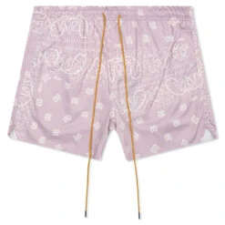Rhude Bandana Trunks - Lavender
