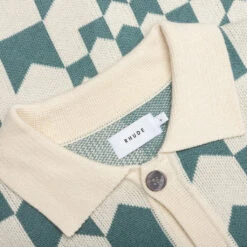 Rhude Cashmere Racing Polo - Light Blue 9 Rhude Cashmere Racing Polo - Light Blue -Feature Clothing Rhude Cashmere Racing Polo Light Blue RHPS23TT028221941194 03 23 23 Feature VR 7