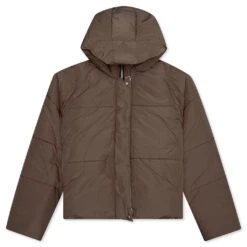 Rhude Logo Puffer Jacket - Brown