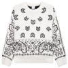 Rhude Lounge Sweater - White/Black