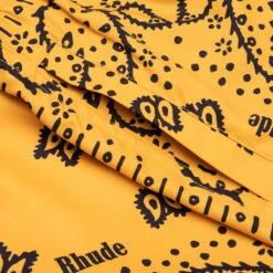 Rhude Signature Swim Trunks - Mustard/Blue -Feature Clothing Rhude Signature Swim Trunks Mustar Blue RHPS23SH140169820982 07 27 23 Feature KN 6