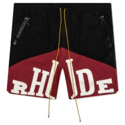 Rhude Yachting Short - Black/Maroon