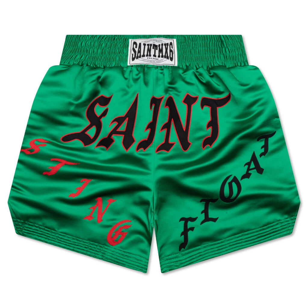 Boxing Shorts - Green 3 Boxing Shorts - Green