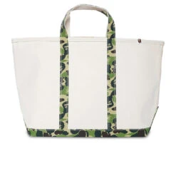 Saint Michael X A Bathing Ape Large Tote Bag - White/Camo