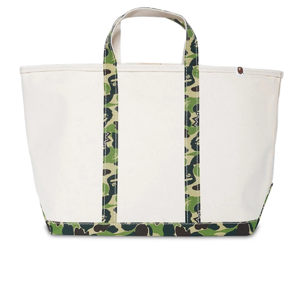 Saint Michael X A Bathing Ape Large Tote Bag - White/Camo 3 Saint Michael X A Bathing Ape Large Tote Bag - White/Camo