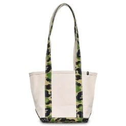 Saint Michael X A Bathing Ape Small Tote Bag - White/Camo