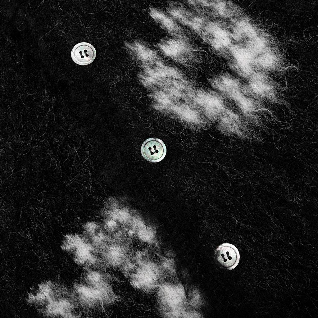 Saint Michael X Denim Tears Cotton Wreath Cardigan - Black 6 Saint Michael X Denim Tears Cotton Wreath Cardigan - Black - Image 4