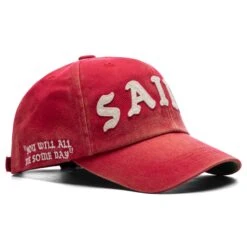 6Panel Saint Cap - Red -Feature Clothing Saint Mx6 6Panel Saint Cap Red SM HR8 0000 081 04 21 25 Feature KN 4