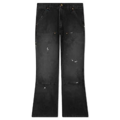 Double Knee Pants - Black